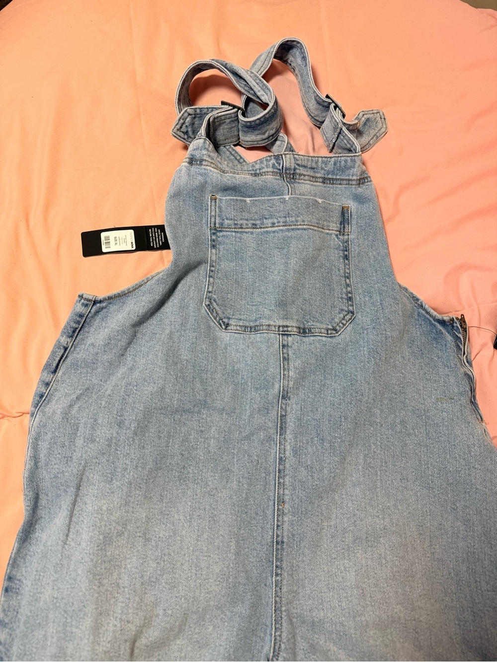 Fashion Nova Light Blue Denim Women's Overalls